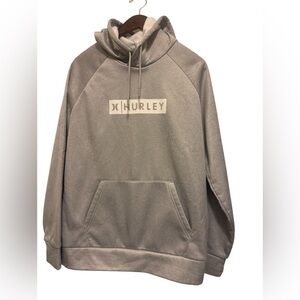 Hurley Two-Tone Gray Hoodie in great condition size large